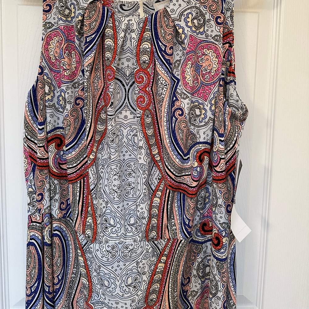 London Times Woman paisley print sundress.